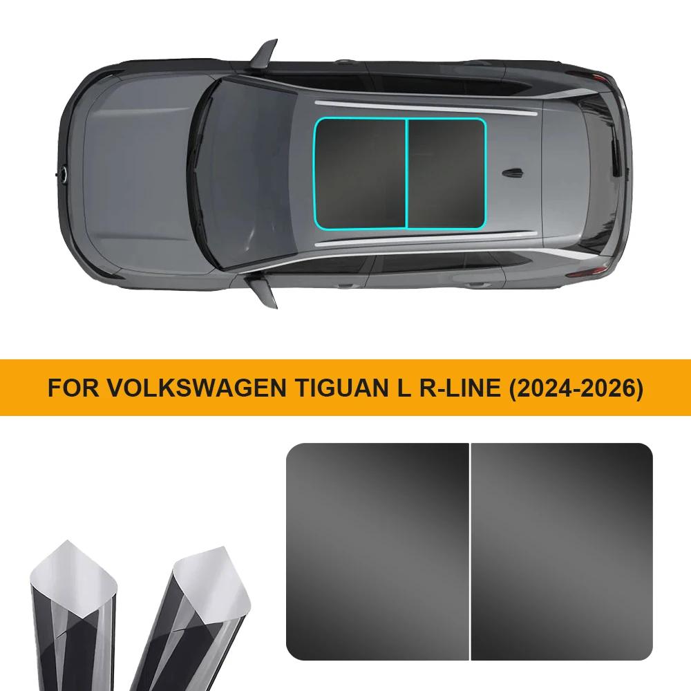 For Volkswagen Tiguan L R-Line 2024 2025 2026 Car Window Sunroof Sticker Roof Film Ice Armor Sunshade Film Decal Modification