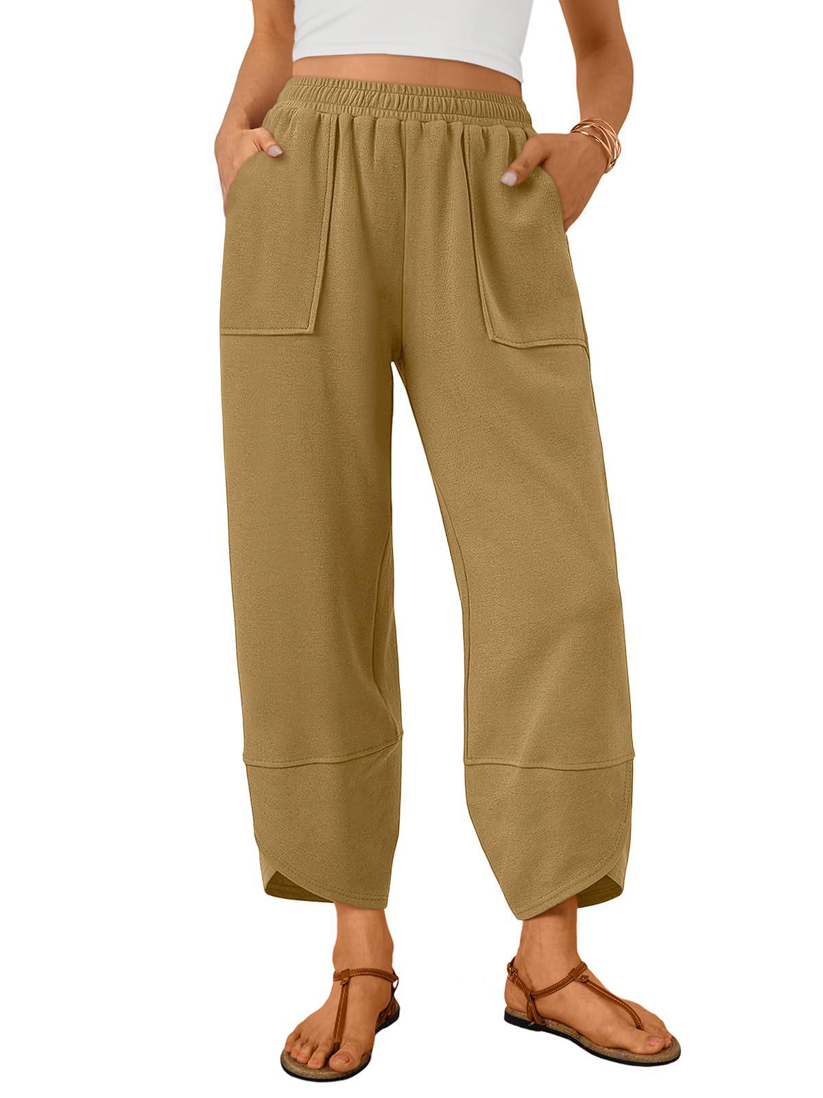Women s Bohemian Wide-Leg Summer Harem Pants S