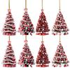 Christmas Tree Decoration Ornament Cat/Elk/Pine Tree Style Acrylic Pendant