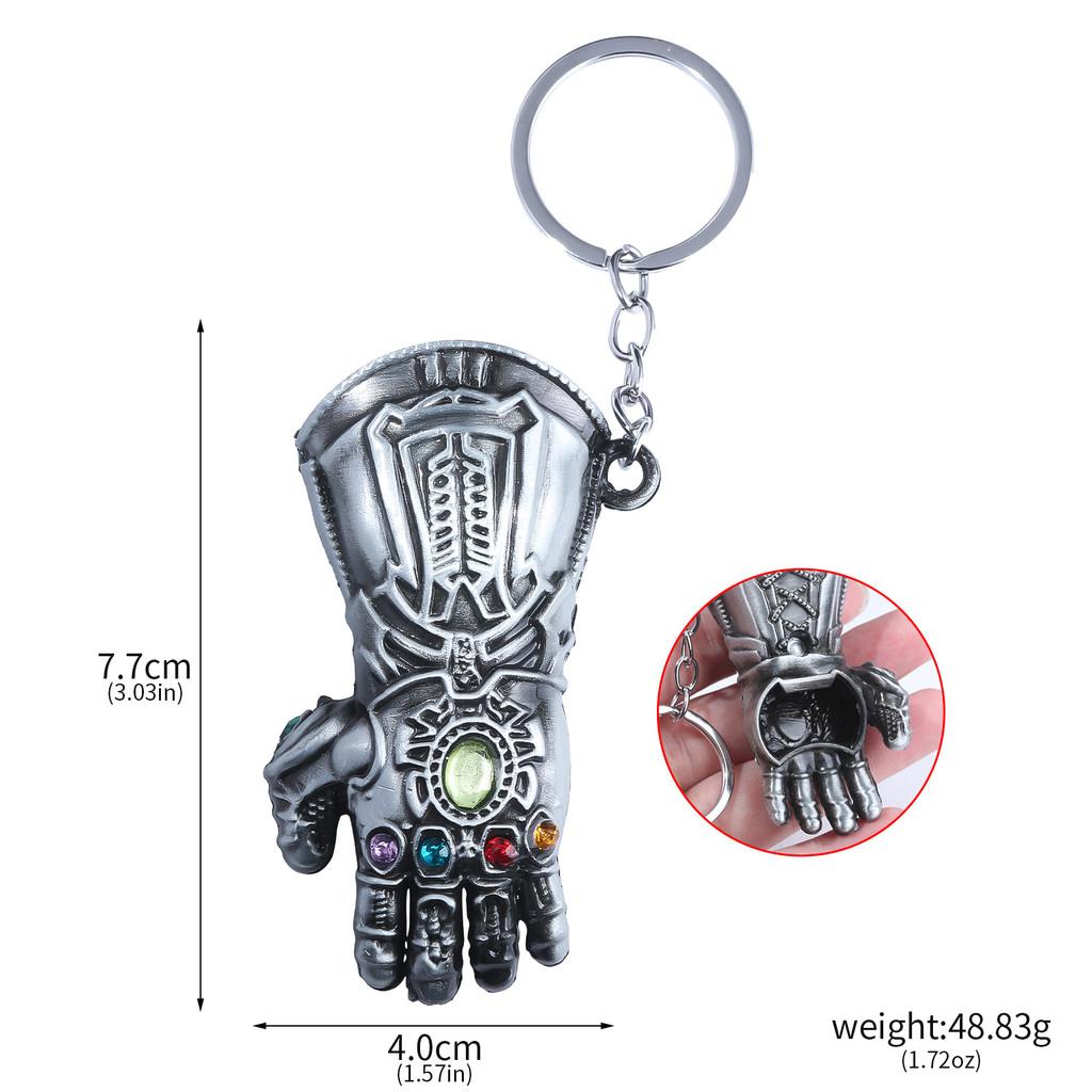 Marvel Avengers Thanos Infinity Gauntlet Bottle Opener Metal Keychain Gift For Parties
