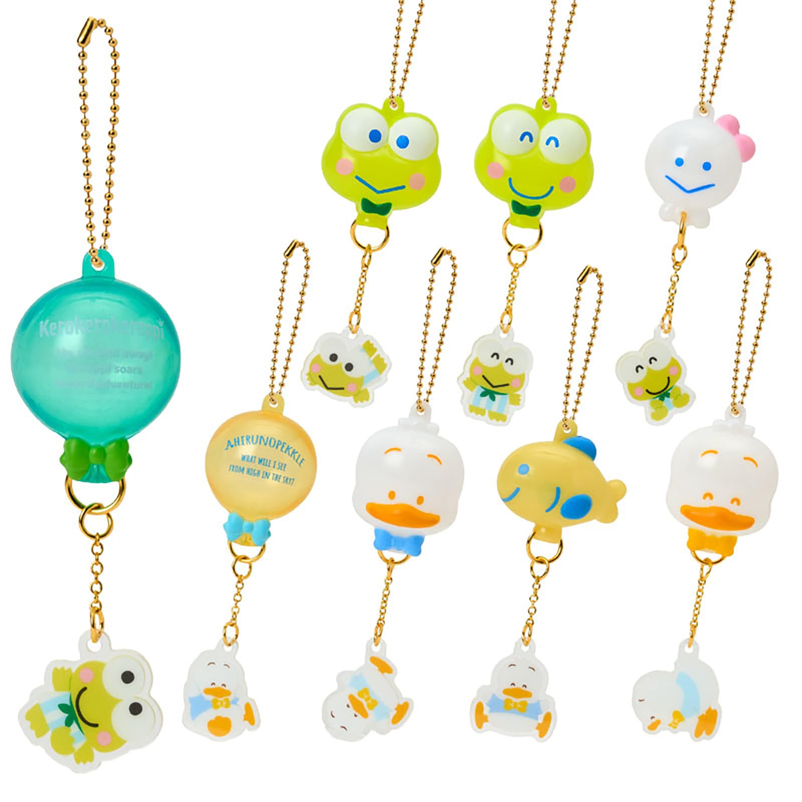 Sanrio Secret Charm Keroppi Pekkle the Duck Steel Suitable for ages 6 and up 032000 (Dreaming Balloon) & - PVC, Acrylic, - -