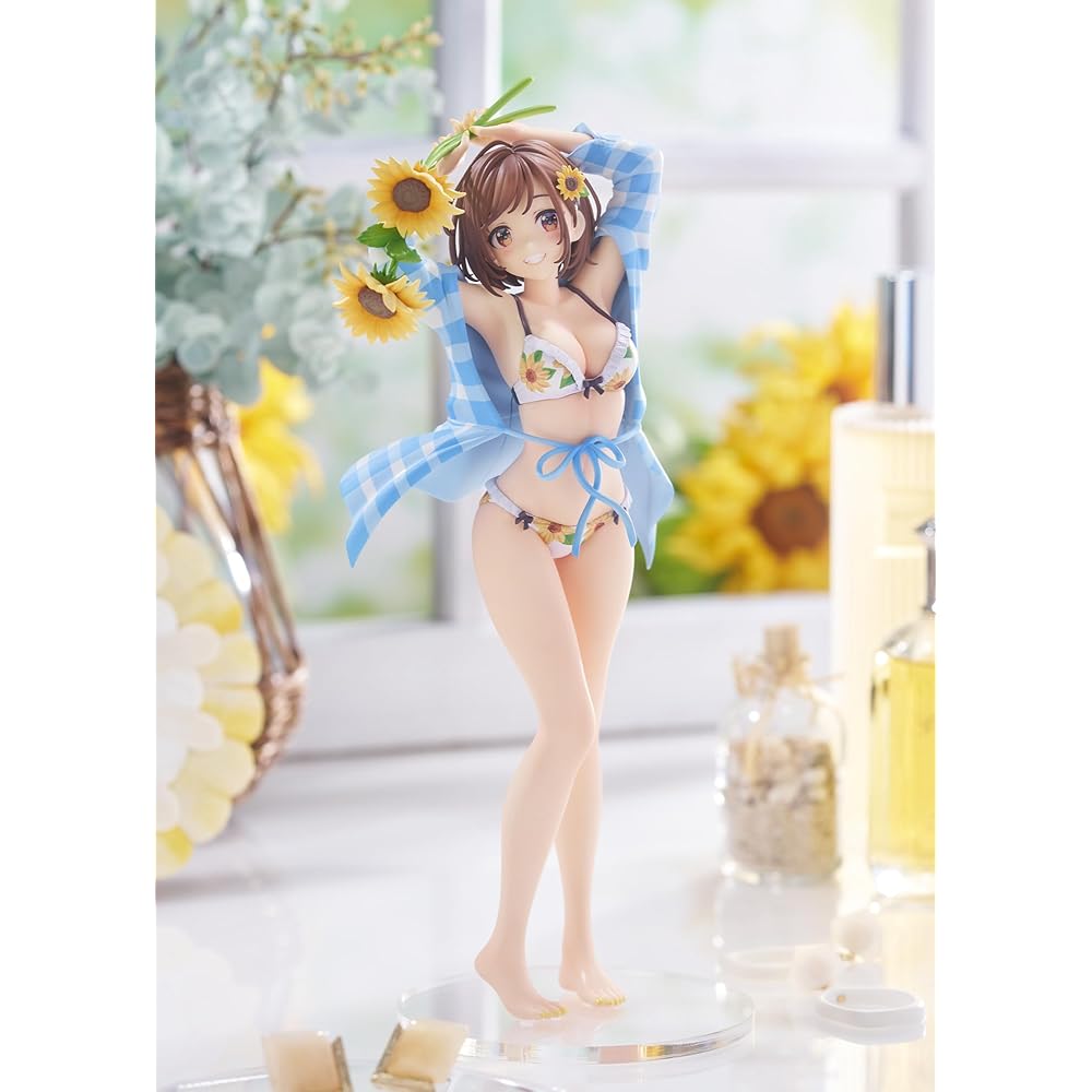 PLUMPMOA Morikura Madoka Original Illustration [Sunflower Girl] 1/7 Scale PVC Pre-painted Complete Figure PF377
