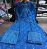Indian Women Designer Kurta Pant Dupatta Set Bollywood Top Tunic Kurti Salwar Suit Dress