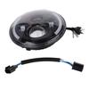 150W 7-calowy okrągły reflektor LED Halo Light do motocykla Wrangler