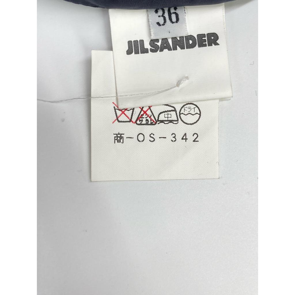 JIL SANDER Navy wool sleeveless one-piece dress 36 NavyUsed