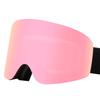 Neue zylindrische magnetische Skibrille, doppelwandige beschlagfreie magnetische Skibrille, Schneeschutzbrille, Bergsteigerbrille