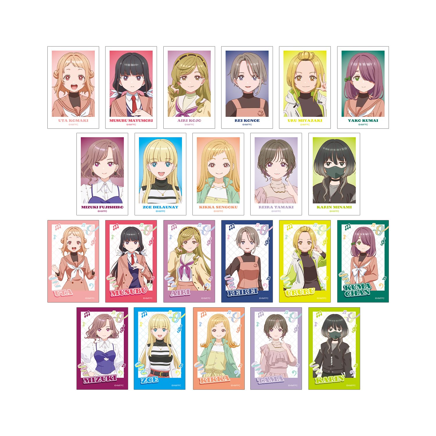 

TV Anime wa Trading Illustration Card Set of Box Utagoe Mille-feuille 2, 11-Piece