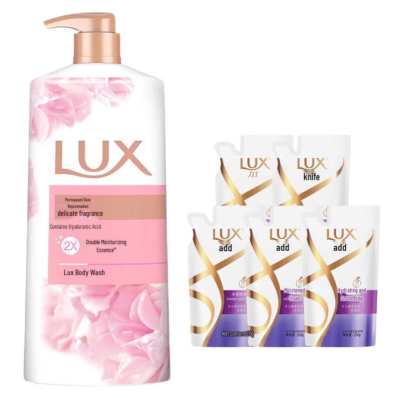 lux Cleansing & Tender Skin Shower Gel & Shampoo Pack