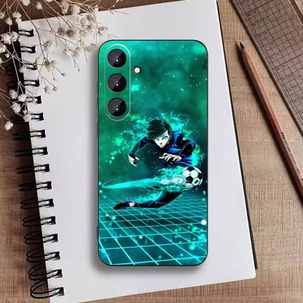 Anime Trent B-Blue D-Lock Phone Case For Samsung Galaxy A73,A21s,A22,A31,A52,A53,A71,A41Soft Black Shell