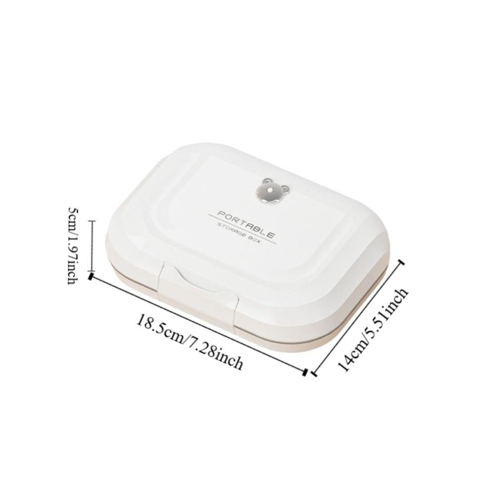 Waterproof Medicine Dispenser 21-Compartment Weekly Pill Organizer Medicine Box  Travel
