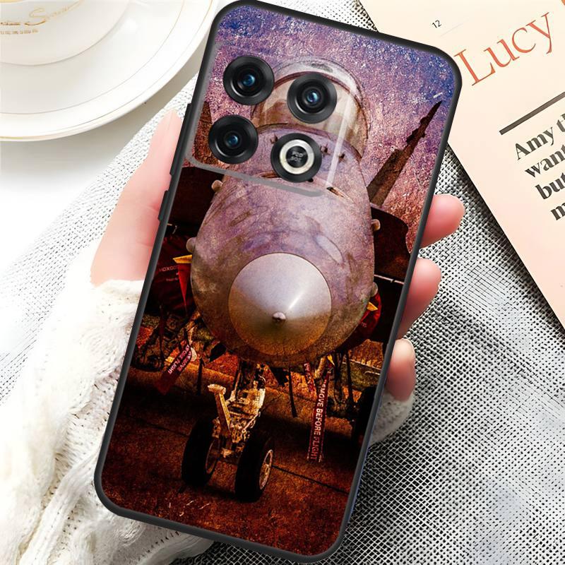 Aircraft Plane Cover For OnePlus 13 15 13R 13T 12 12R 10T 11 10 Pro OnePlus Nord 5 CE 3 4 Lite N20 N30 Case