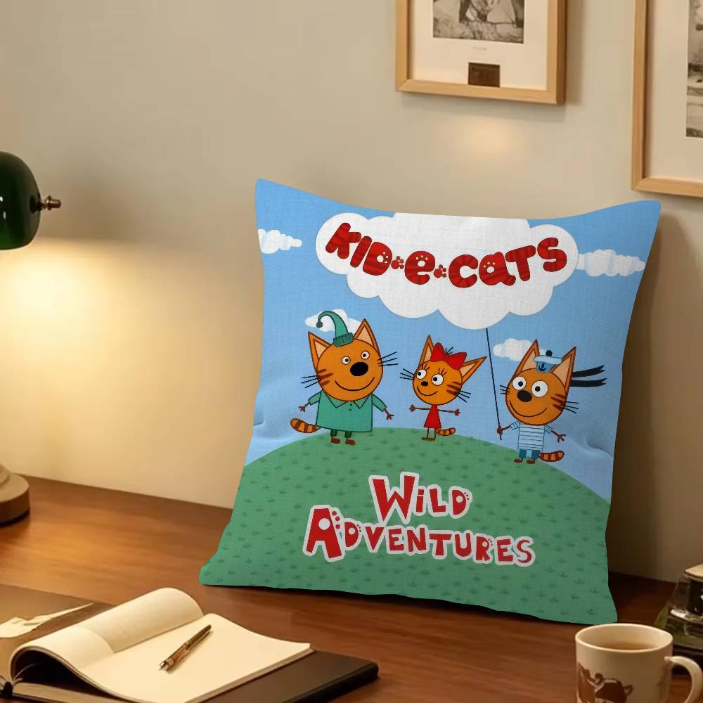 Art cartoon Pillow Anime Pillow Sofa Bed Head Pillow Cover Cushion Cover Fashion K-Kid E E-Cats