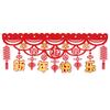 Decorative Chinese New Year Dragon Banners Felt Spring Festival Hanging Flag  Lunar New Year