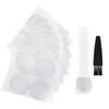 Fit for   Disposable Coffee Capsule   Coffee Powder Filter Cup Kit Kitchen Supplies(Black 30pcs Coffee Capsule +30pcs Aluminum Foil Paper 