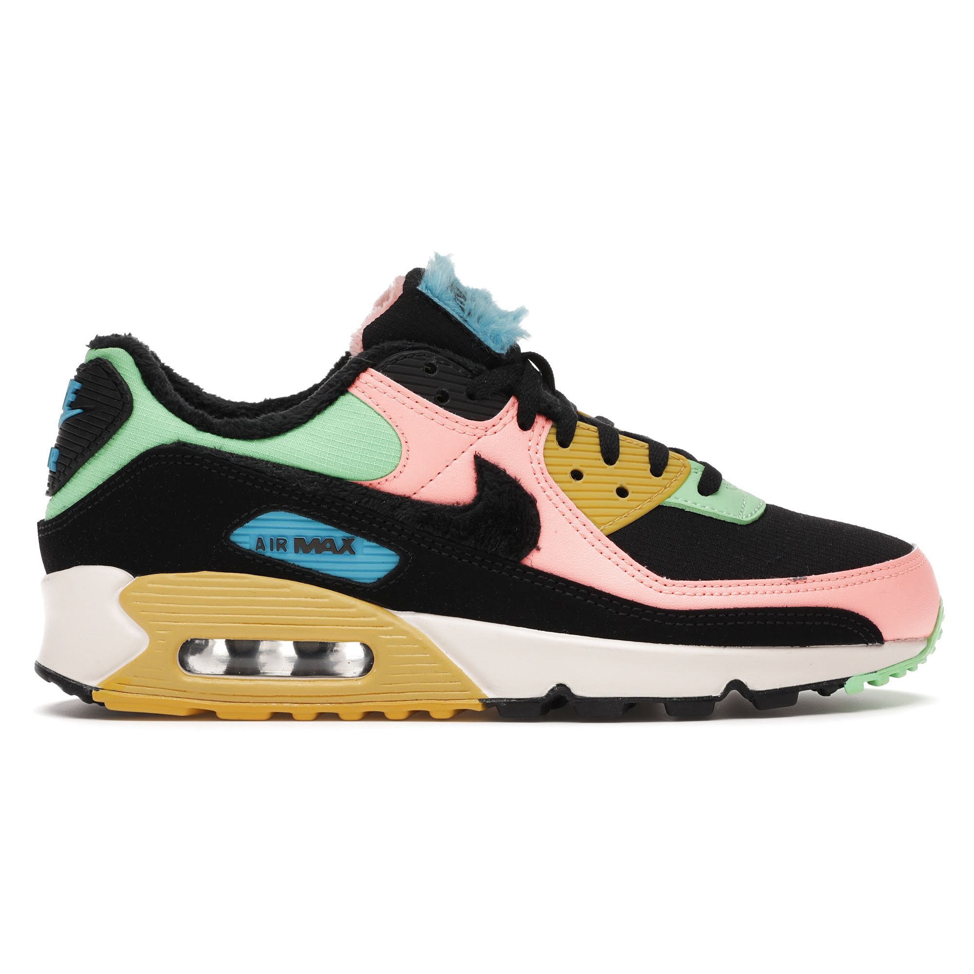 

Разноцветные кроссовки унисекс Nike Air Max 90 Fur CT1891-600