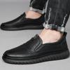 Handmade Men Leather Shoes Soft Sole Loafers Business Casual Shoes Slip on Men Shoes Classic Moccasins Lightweight Driving Flats