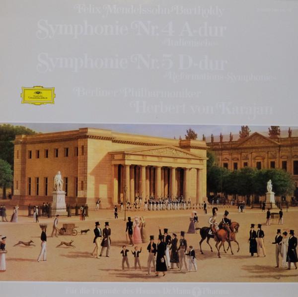 

LP Record HERBERT VON KARAJAN BERLINER PHILH Mendelssohn Symphonie Nr4 Adur Op 2891316 DEUTSCHE GRAMMO 1984 Germany Classical Used