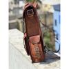 Leather Backpack Bag Laptop Rucksack Genuine Men's Travel Brown Men Brown New