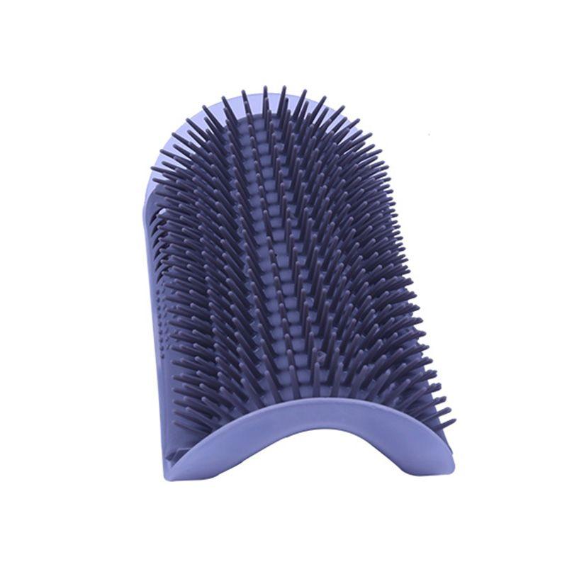 

Cat Itching Device Float Hair Cleaning Large Cage Corner Hair Toys Face Rubbing Massage Brush Cat Scratch Board Pet Supplies Lasting (gray) catnip