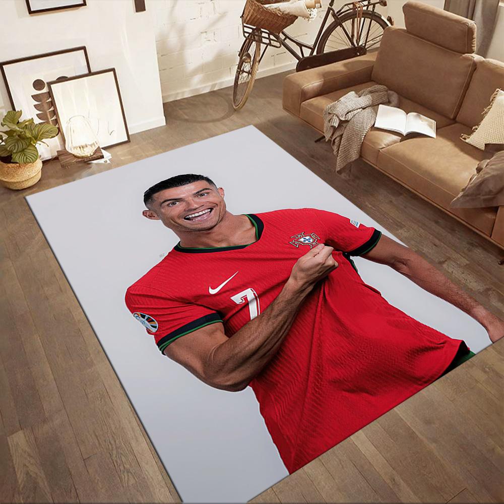 Cristiano Ronaldo Floor Rug Office Rug Design For Hallway Playrooms Bedrooms Entryway Antislip Rug Office Home Decor
