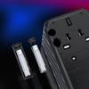 Adapter Podróżny Choetech Pd6028 Eu / Us / Aus / Uk 2X Usb-C 2X Usb-A 100W - Czarny