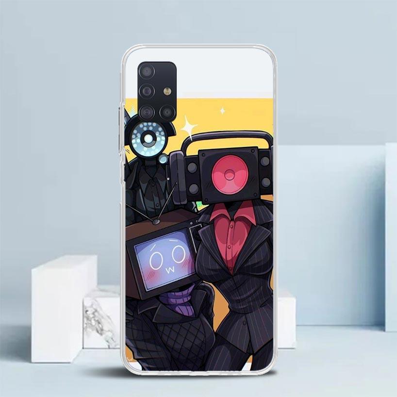

S-Skibidi Toilet Mobile Cell Soft Cover for Samsung Galaxy A12 A22 A32 A52 A72 A02S Phone Case Note 20 Ultra 10 S10 Plus A51 A71 Samsung Note 20
