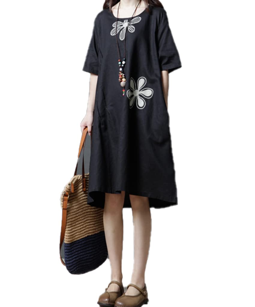 

Long Short Maxi Solid Cotton Elegant Shirt Plus Sizes [JINJUDUO] Women s Dress, Summer, Sleeve, Dress, Color, Autumn, Linen, Dress, Figure-Flattering, чёрный