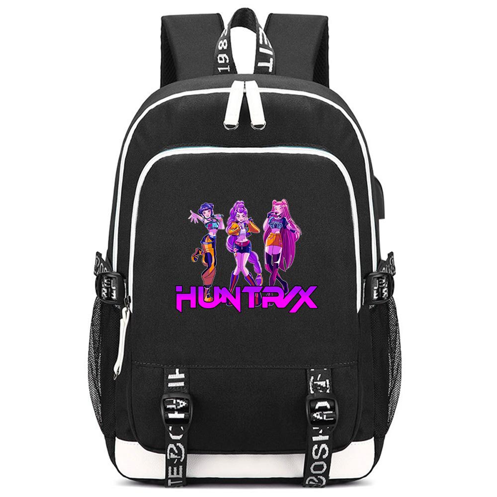 Anime KPOP Printed Backpack for Teenager Student Bookbag Schoolbag Women Large Capacity Waterproof Travel Bag Gift