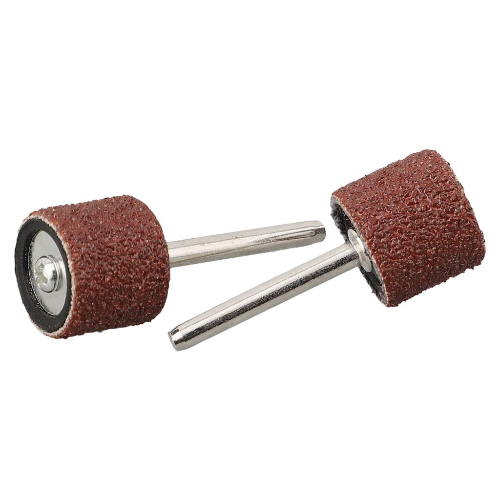 25Pcs Sanding Drum Kit Sanding Drum Ring With Rod Abrasive Rotary Grinding Head 40-320 1/2inch Sandpaper Tools For Woodworking