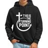 Men's Raglan Long Sleeve Hooded Sweatshirt