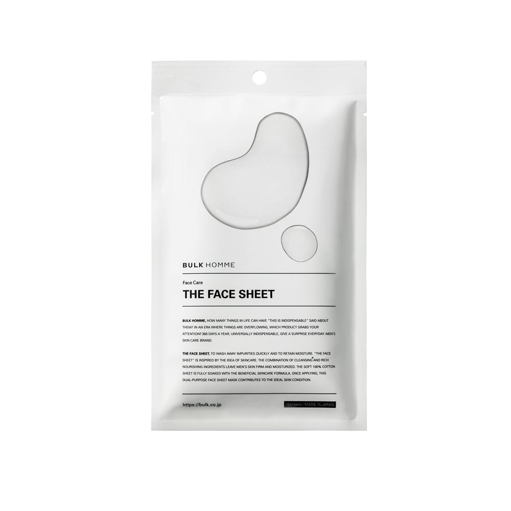 BULK HOMME THE FACE SHEET 10 Sheets (Men s Skin Care High Moisturizing Lotion Sweat Wiping Sheet) Sheets…