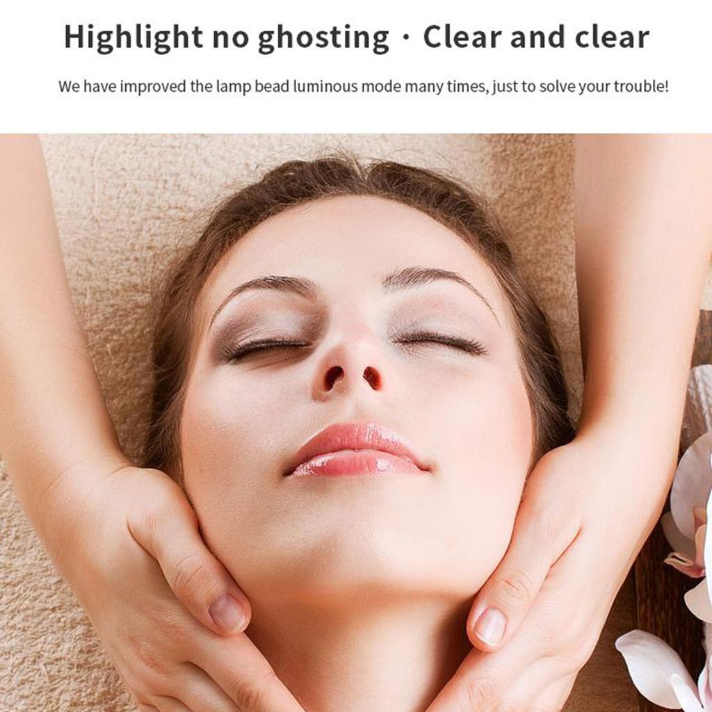 U Shape Half Moon Light 36W Beauty Lamp for Eyelash Extensions Nails Floor Standing with Tray