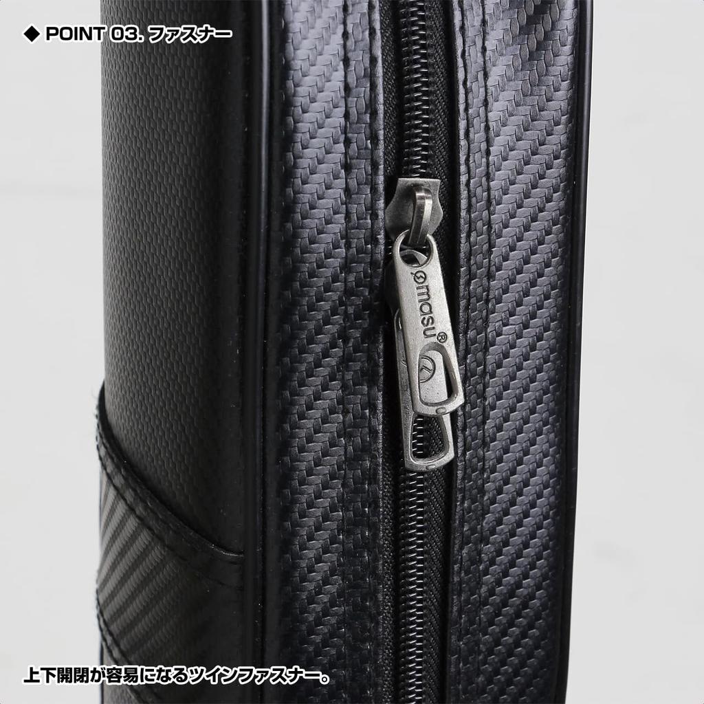 Osaka Fishing Gear Straight Rod OG4902R100K (OGK) Semi-Hard Case, Regular, 100cm, Black,