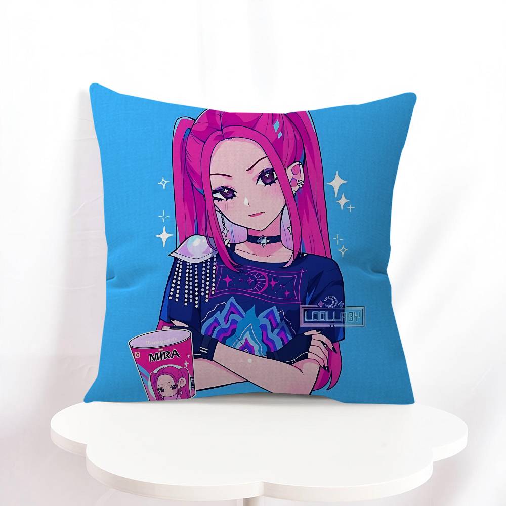 Demon Hunters Personalized Pillow Cover Kids Bedroom Wild Party Decor Pillowcase Kid Birthday Shower Gift