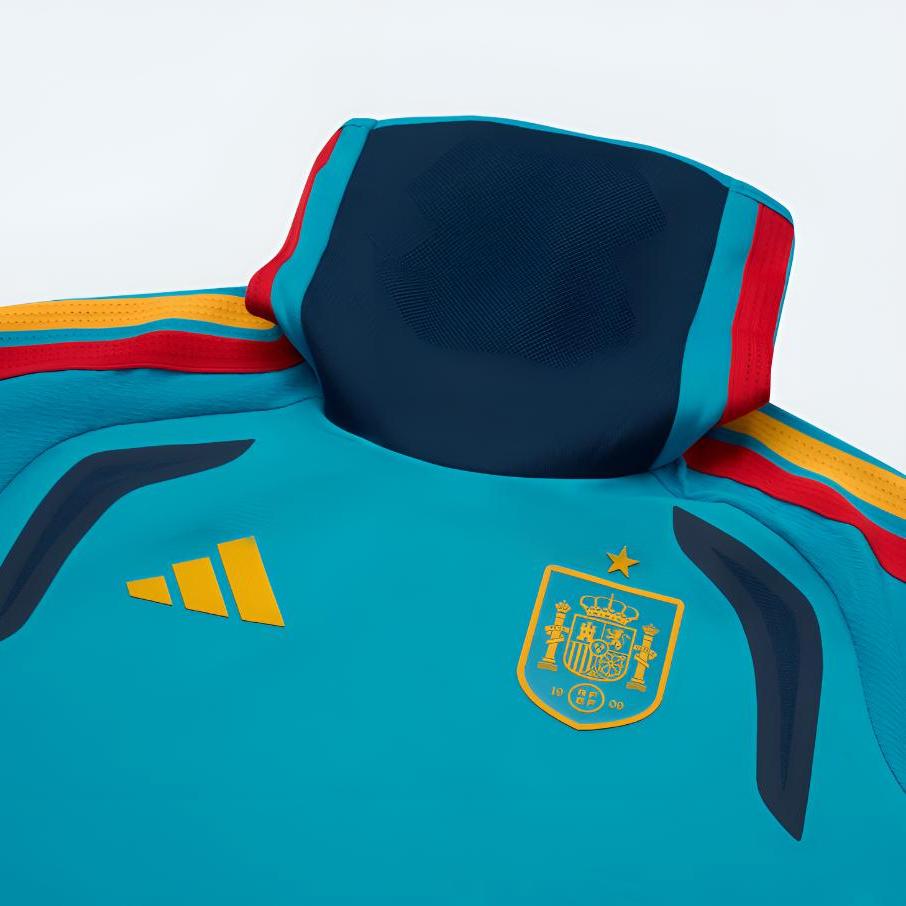 Adidas Spain 26 Tiro Pro High Neck Pullover Long Sleeve Football Shirt Men tops KB0618