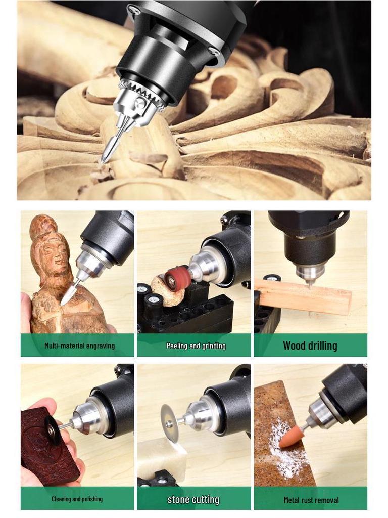 Menite High-Power Electric Grinder: Compact High-Speed Polishing, Cutting, and Engraving Tool.