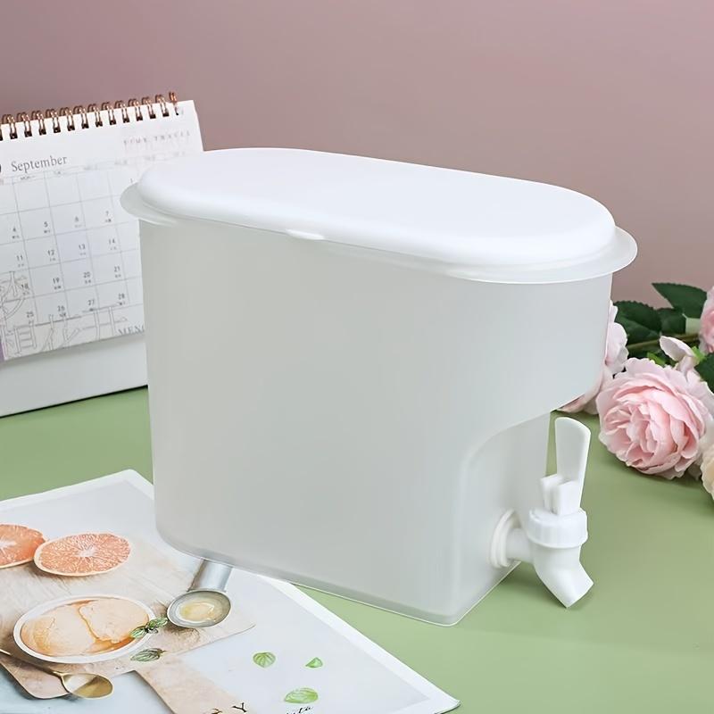 1pc, Refrigerator Cooler, Summer Cooling Large Capacity Fruit Tea Kettle with Tap, Barware, Kitchenware