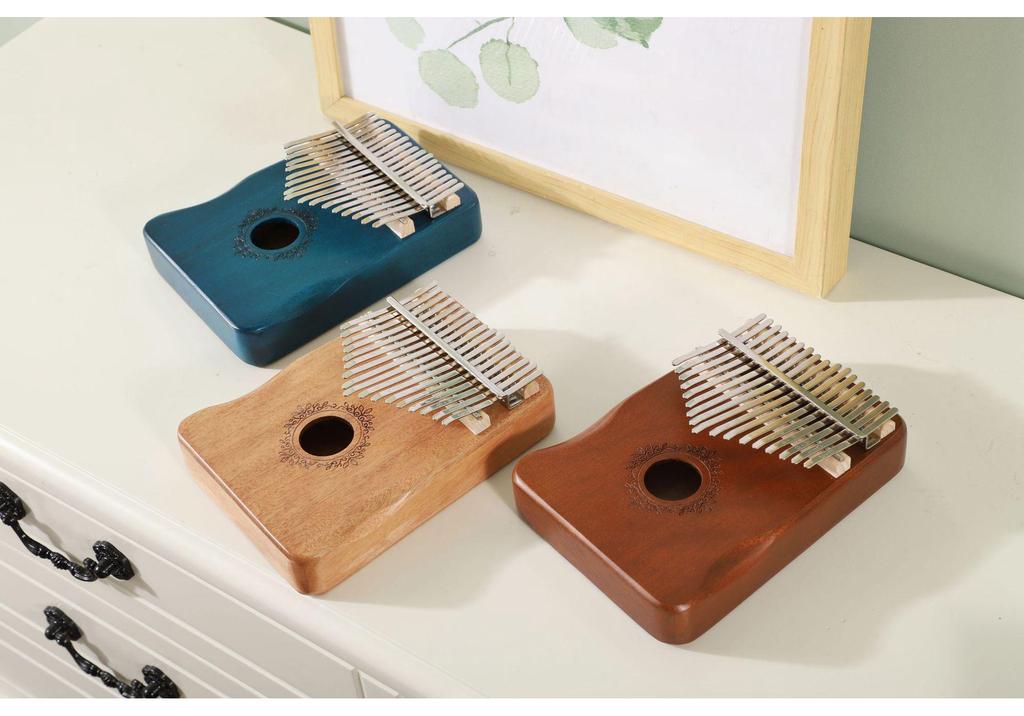 17-Key Beginner Kalimba Thumb Piano - Portable Musical Instrument