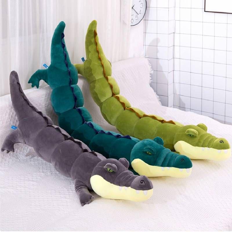 Crocodile Plush Toy Throw Pillow Soft Comfy
