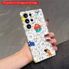 2DFlat Samsung Phone Case Crowd of Whimsical Characters Phone Case Applicable To Galaxy S22 S23 S24 S25ULTRA S26 A12 A13 A14 A15 A16 A34 A35 A54 A55