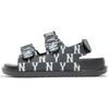 New MLB Sandal Beach Sandals Unisex Black/White 3ASDSD423-50BKS