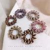 Fashion Simple Elastic Hair Bands Casual Girl Spiral Hair Ties Colorful Rubber Telephone Cord Scrunchies Hair Accessories