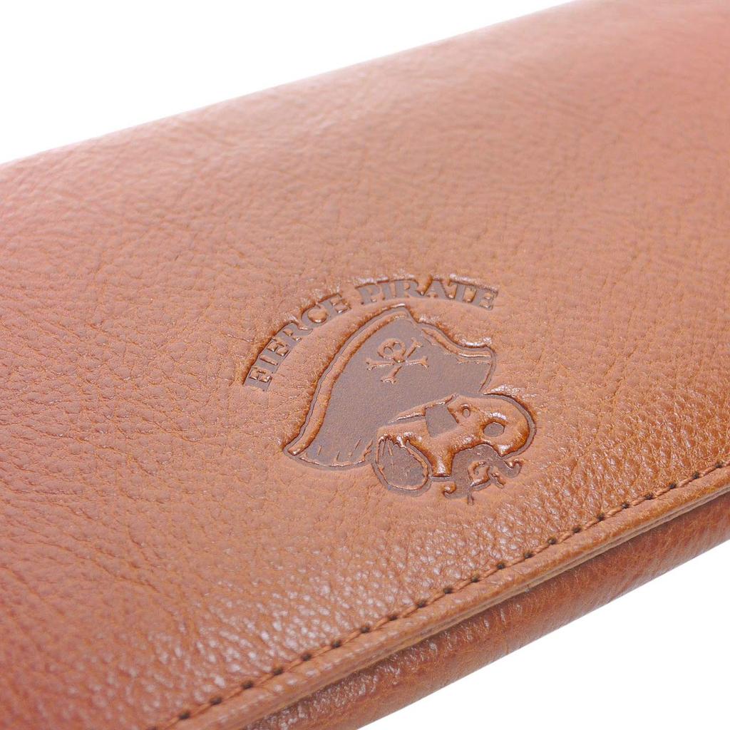 Long Wallet Genuine Leather Wallet Series [Peanuts] Men's Women's "PIRATE" [73251] (Black)