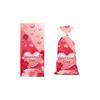 OPP Valentine's Day Flat Candy Packaging Bag Transparent Love Rose Printed Plastic Bag