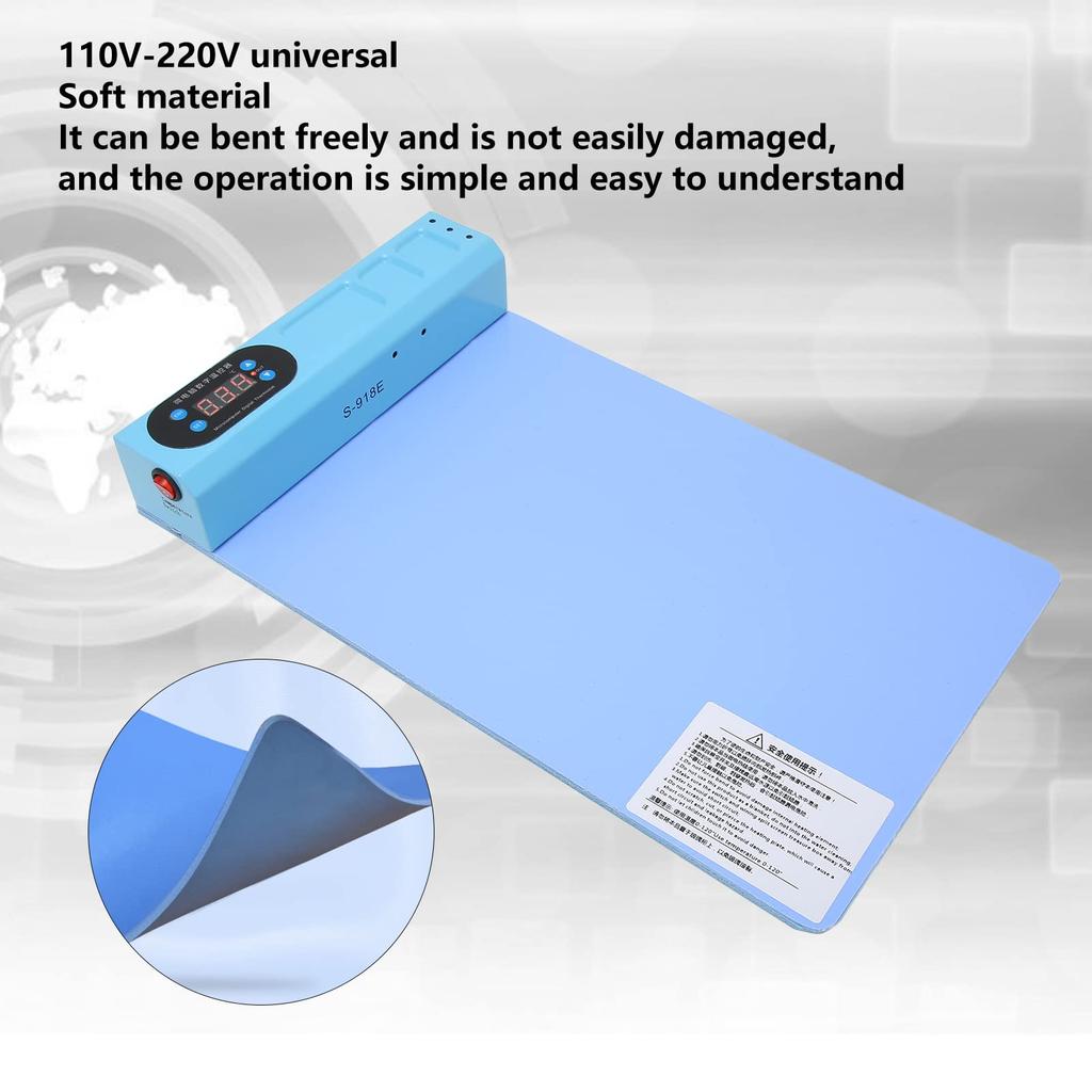 Oddělovač LCD obrazovek Vyhřívání 350W Rychle vyhřívací deska 300 x 210 Vhodný pro opravy LCD a smartphonů Podložka, mm, Obrazovky, Tablety, - (#1)