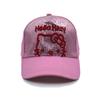 Embroidery Kids Fashion Cartoon Baseball Hat With Breathable Cotton