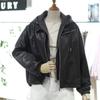 The Thilbery Fake Leather Check Hooded Layered Jumper NCMTR9M0JP07W
