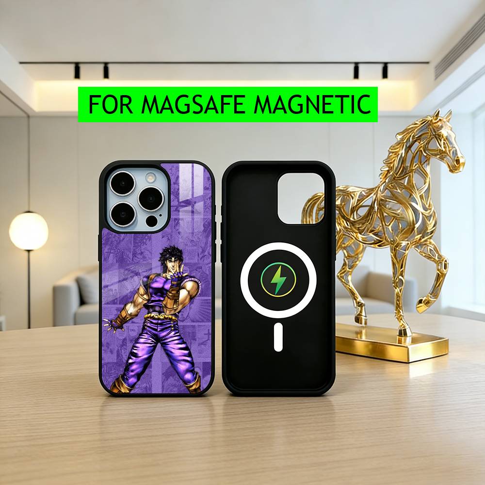 COOL J-JoJo B-Bizarre A-Adventures Phone Case For iPhone17,16,15,14,13,12,11 Plus,Pro Magnetic with Magsafe Wireless Charging