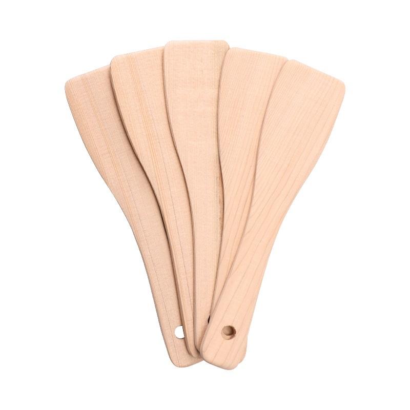 1 ks Dřevěná špachtle na vaření a míchání Dřevěné raclette špachtle Kuchyňské náčiní Olej Nepřilnavé