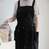 X-Back Kitchen Cooking Apron Cotton Waiter Extended Aprons Portable Cleaning Apron  Restaurant Use